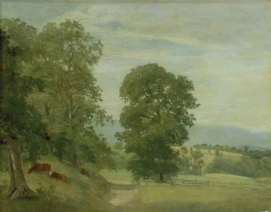 Un paysage du Suffolk - John Constable image 1 copie de tableau peinte à la main