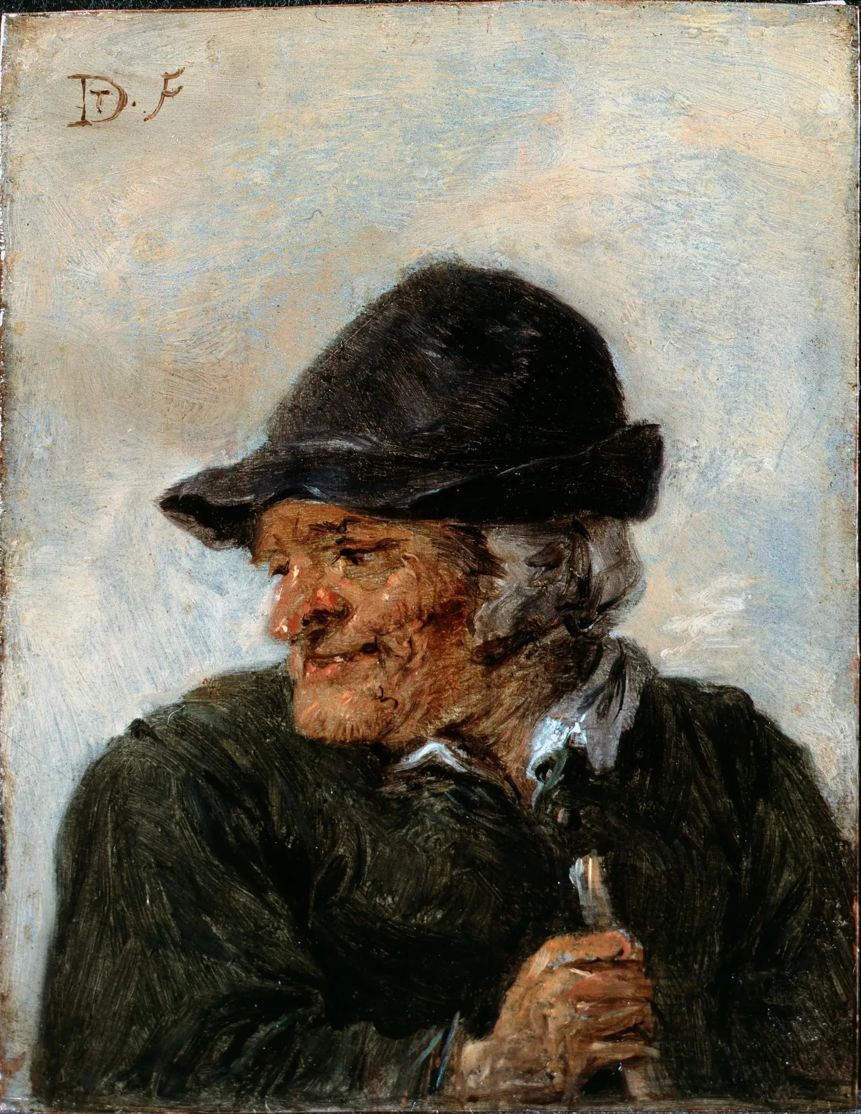 Un paysan - David Teniers le Jeune image 1 reproduction de peinture à l’huile