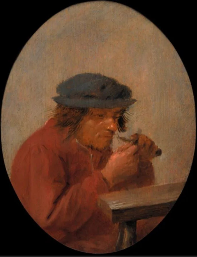 Un paysan se coupant l'ongle - Adriaen Brouwer image 1 tableau peint à l’huile sur toile