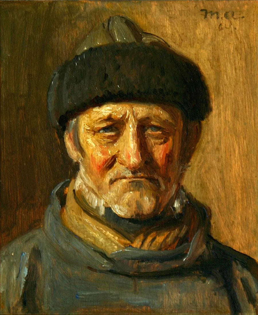 Un pêcheur de Skagen. - Michael Peter Ancher