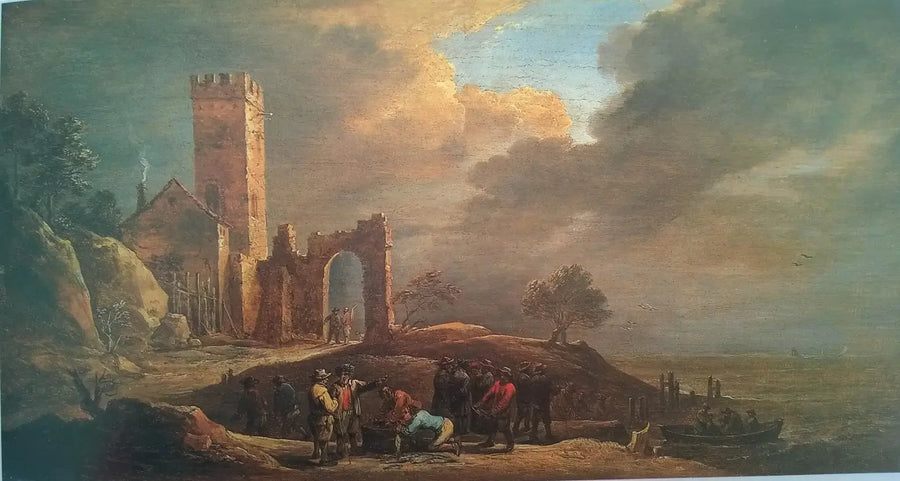 Un petit port - David Teniers le Jeune