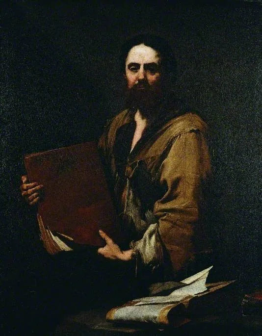 Un philosophe - Jusepe de Ribera image 1 copie de tableau peinte à la main