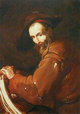 Un philosophe. - Jusepe de Ribera image 1 tableau peint à l’huile sur toile