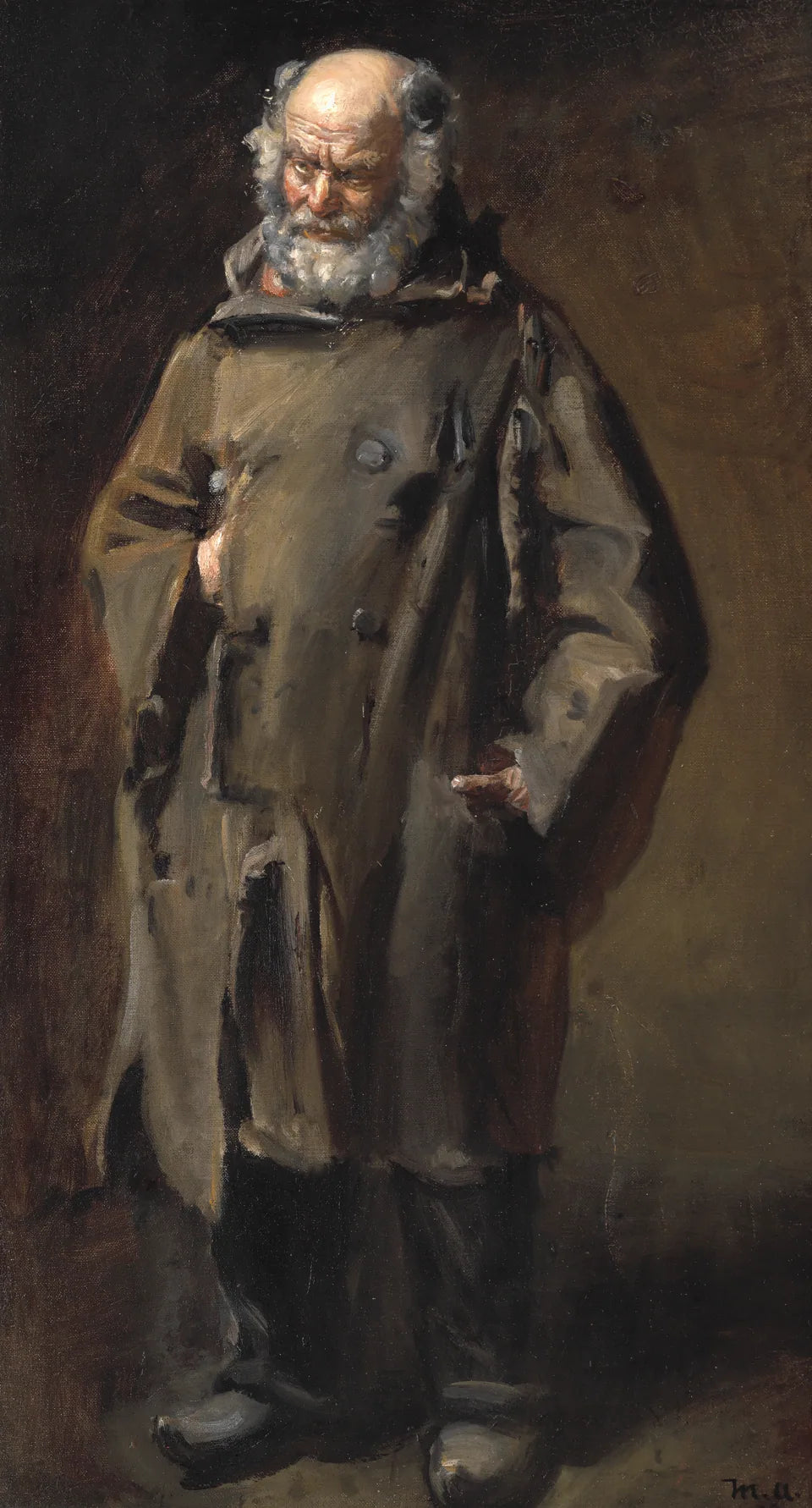 Un philosophe. - Michael Peter Ancher image 1 tableau peint à l’huile sur toile