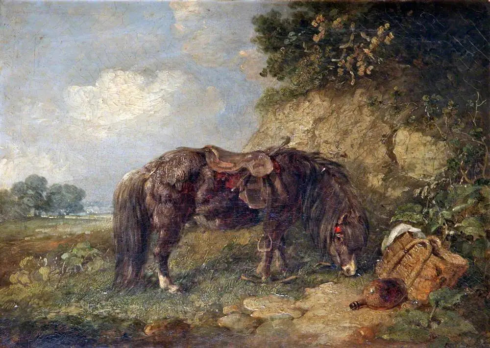 Un poney - John Constable image 1 reproduction d’œuvre d’art à l’huile