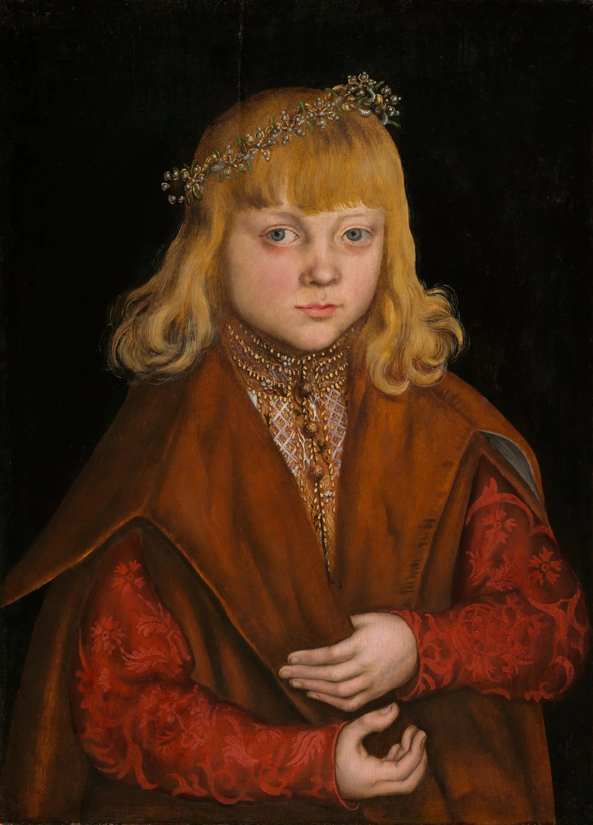 Un prince de Saxe - Lucas Cranach the Elder image 1 reproduction artisanale de tableau