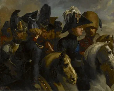 Un prince et son état-major - Théodore Géricault image 1 reproduction d’œuvre d’art à l’huile