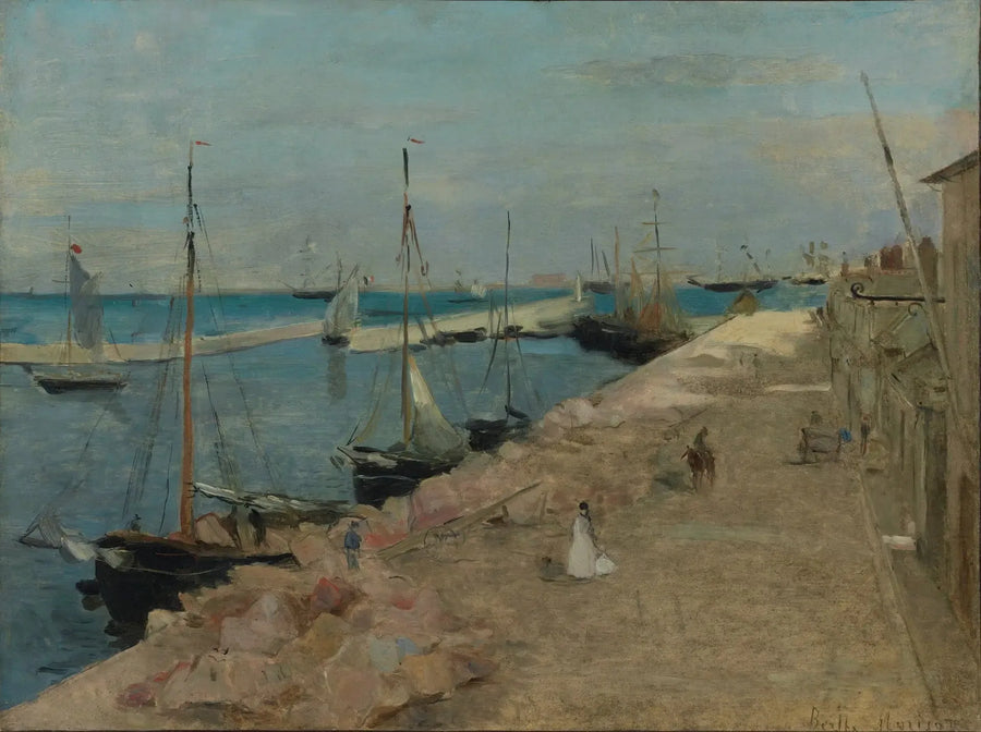Un quai à Lorient - Berthe Morisot