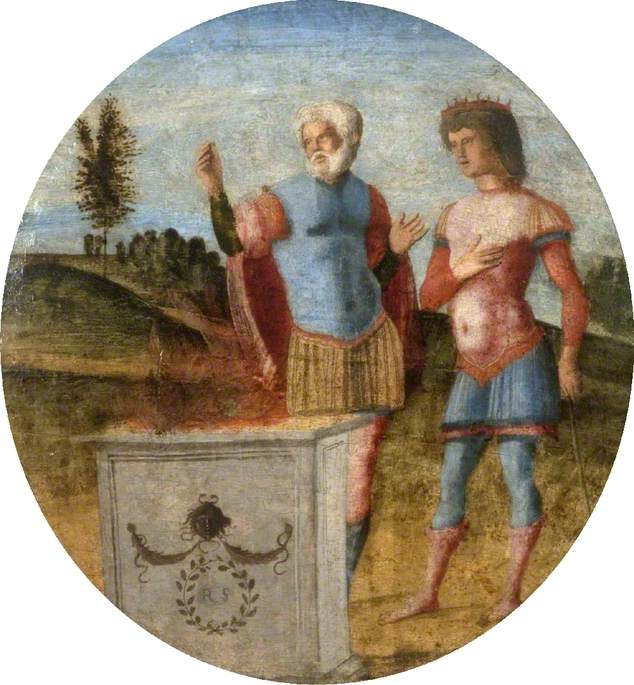 Un sacrifice classique - Cima da Conegliano image 1 reproduction artisanale de tableau
