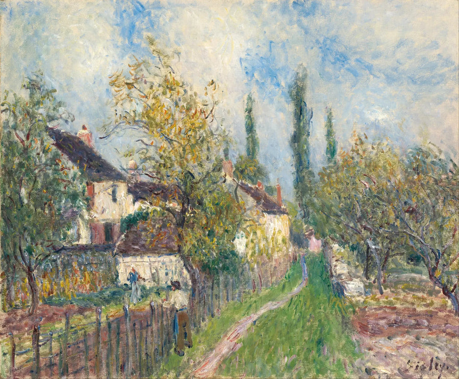 Un sentier aux Sablons - Alfred Sisley