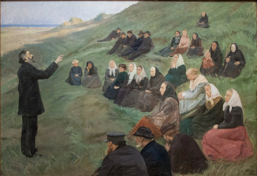 Un sermon dans le champs - Anna Ancher
