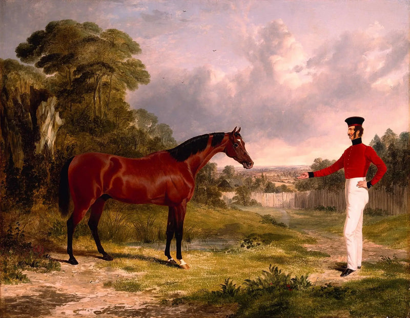 Un soldat avec un destrier d'officier - John Frederick Herring, Sr.
