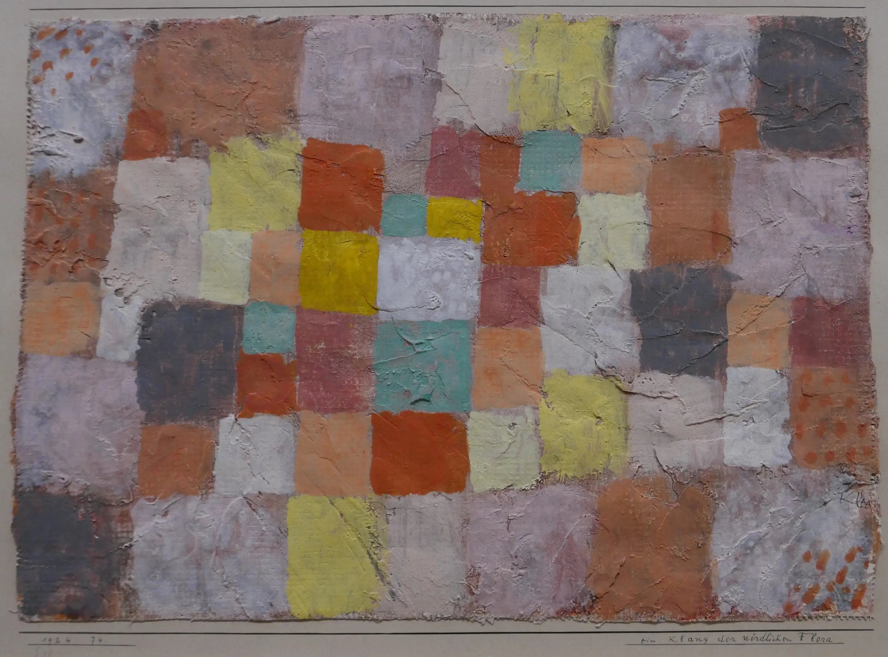 Un son de la flore nordique - Paul Klee image 1 tableau peint à l’huile sur toile