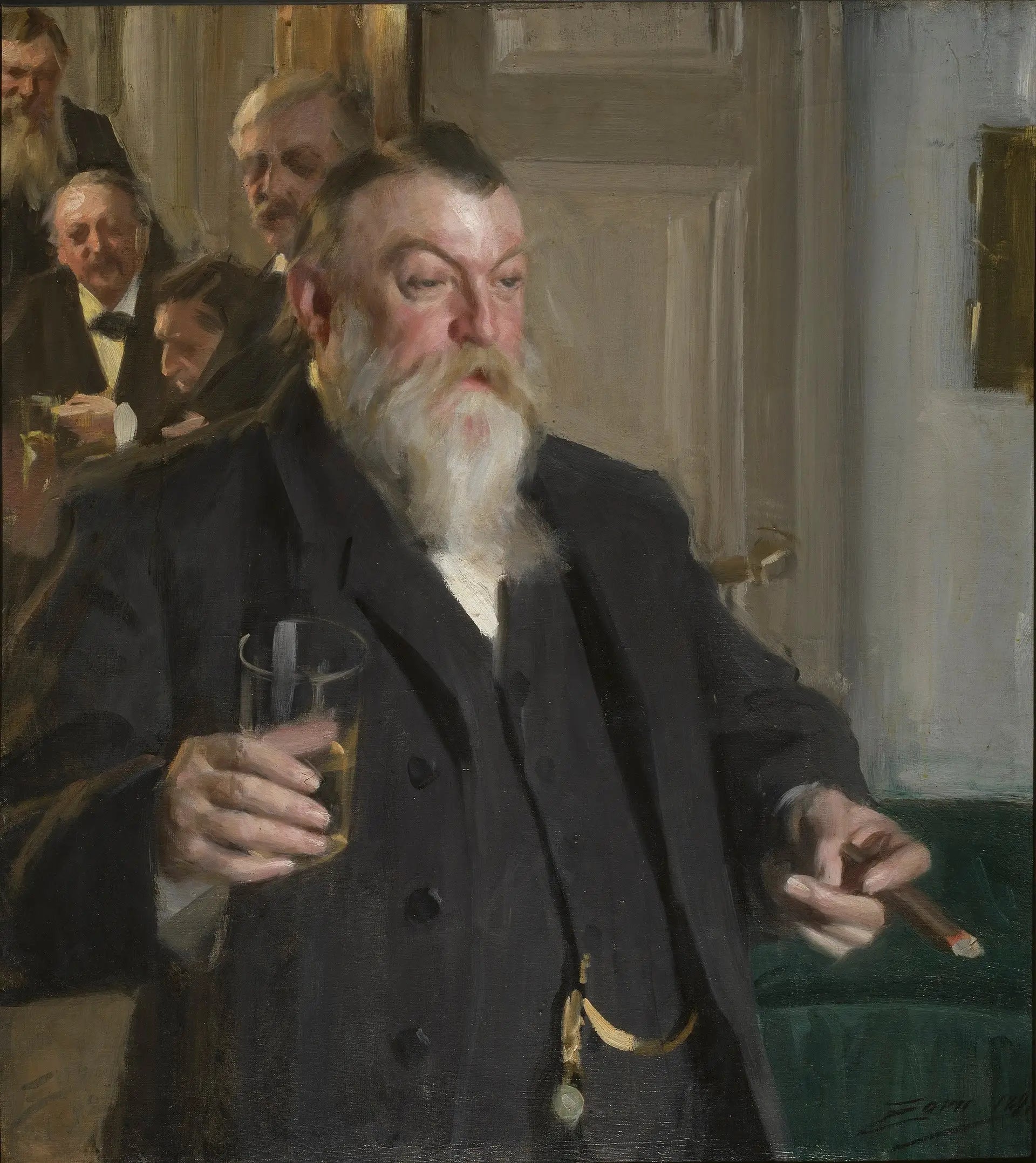 Un toast à Idun - Anders Zorn image 1 tableau peint à l’huile sur toile