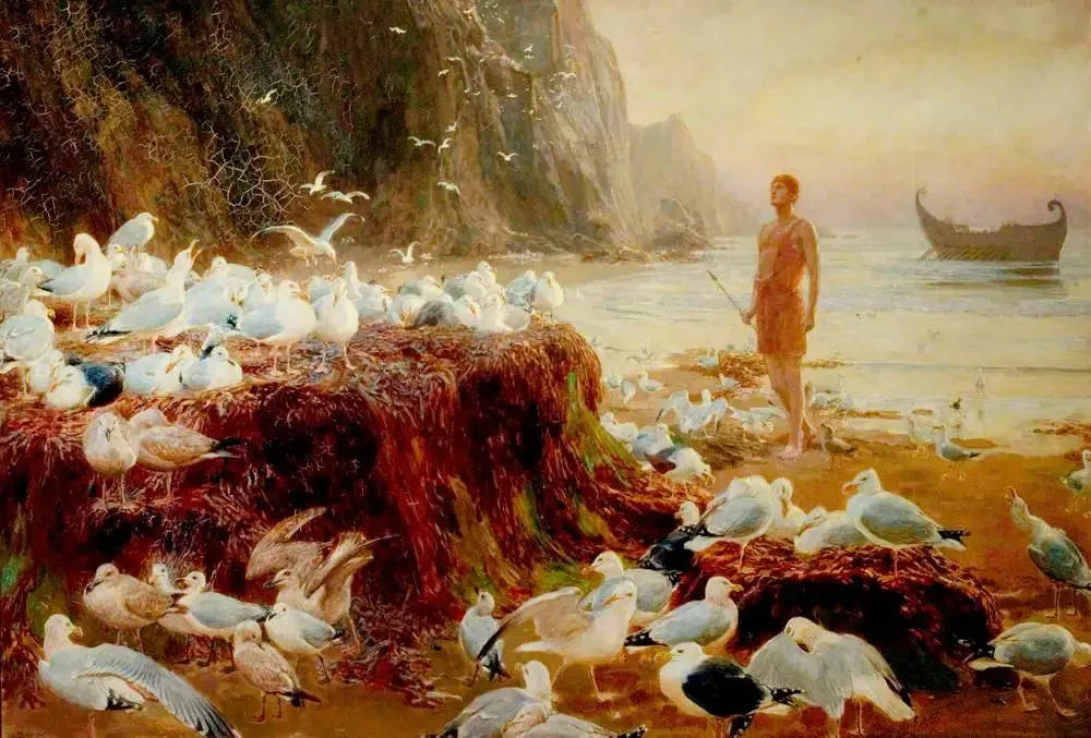 Un vagabond du Vieux Monde - Briton Rivière image 1 reproduction artisanale de tableau