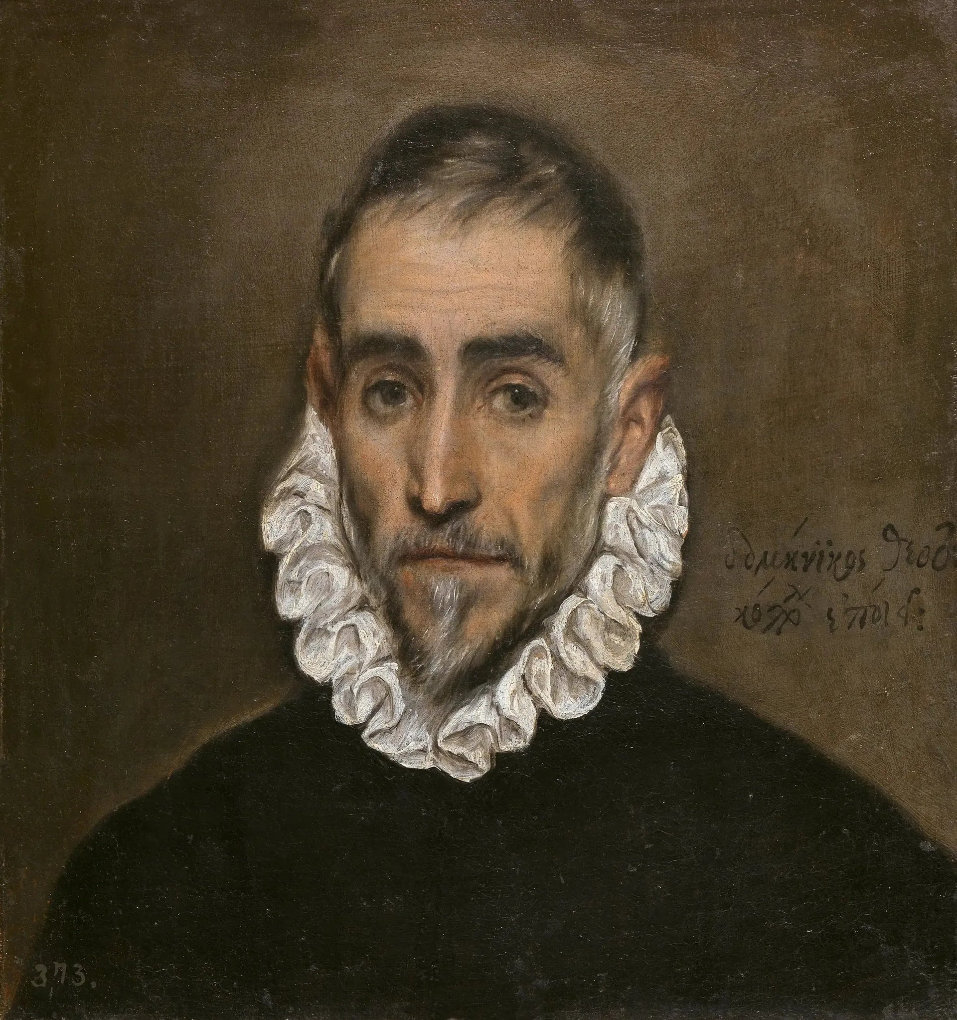Un vieux monsieur - El Greco image 1 reproduction artisanale de tableau