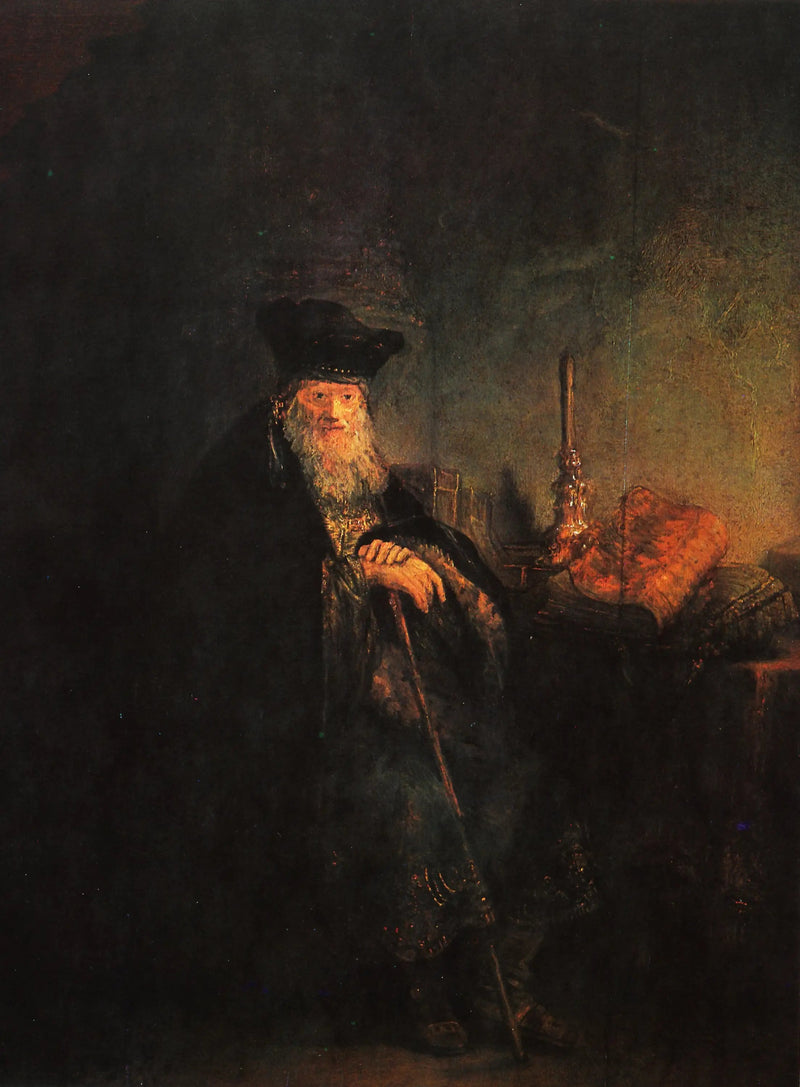 Un vieux savant dans un bureau - Rembrandt