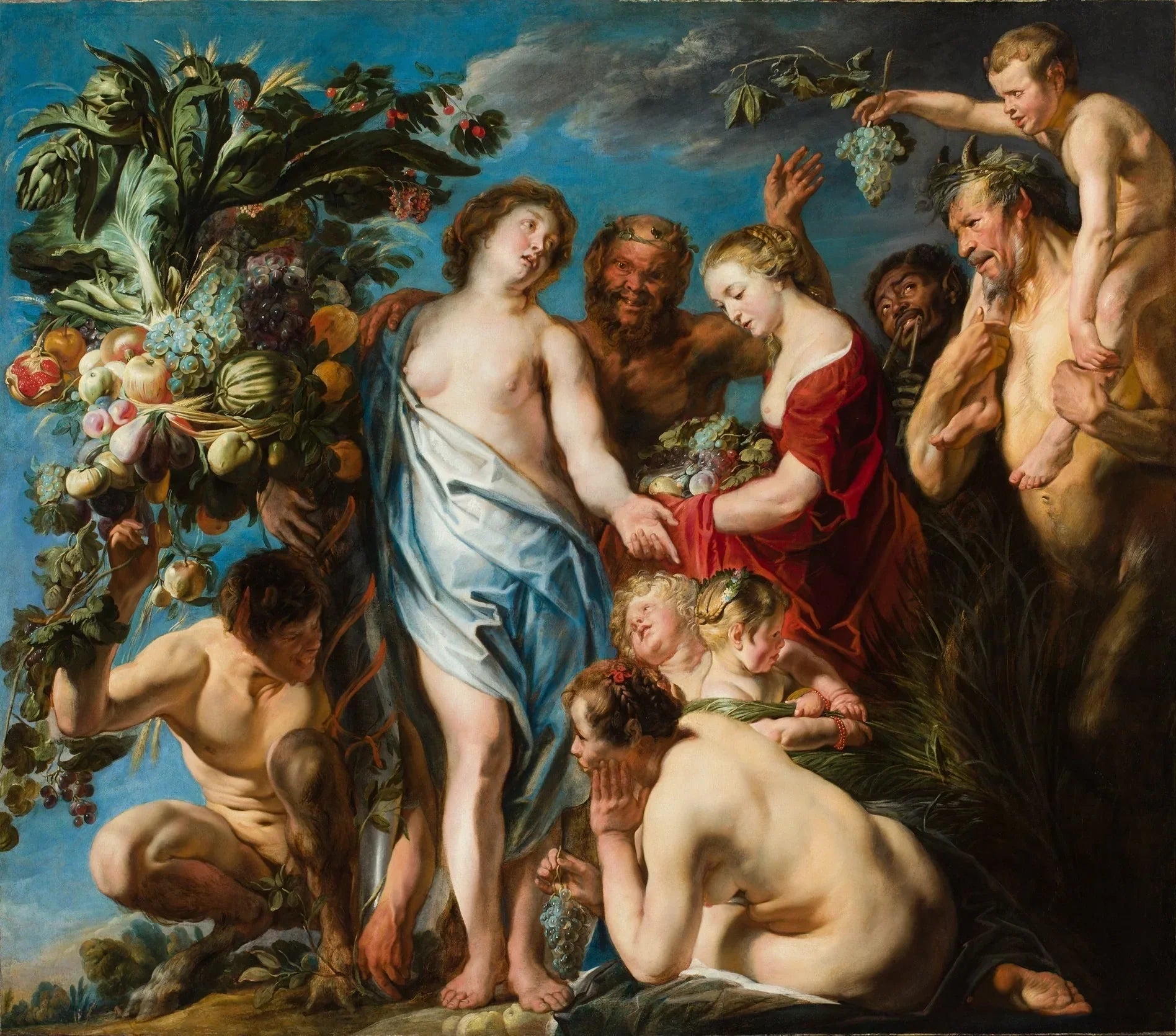 Une allégorie de la fécondité - Jacob Jordaens image 1 tableau peint à l’huile sur toile