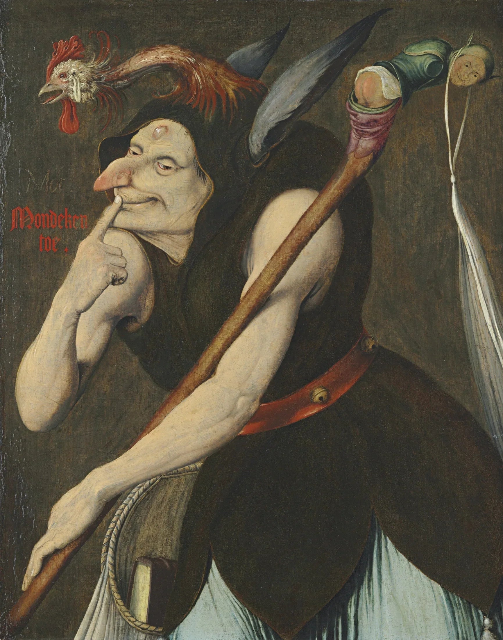 Une allégorie de la folie - Quentin Metsys image 1 copie peinte à la main à l’huile