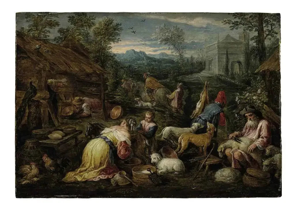 Une allégorie du printemps - David Teniers le Jeune image 1 tableau peint à l’huile sur toile