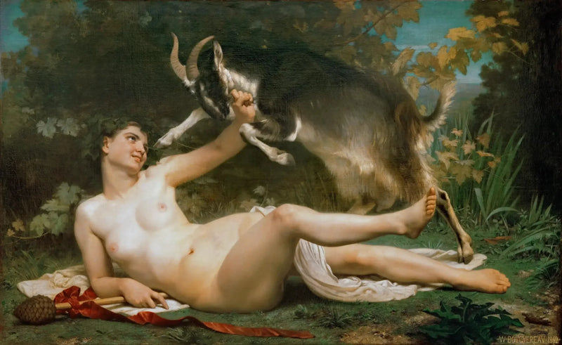 Une bacchante - Bouguereau