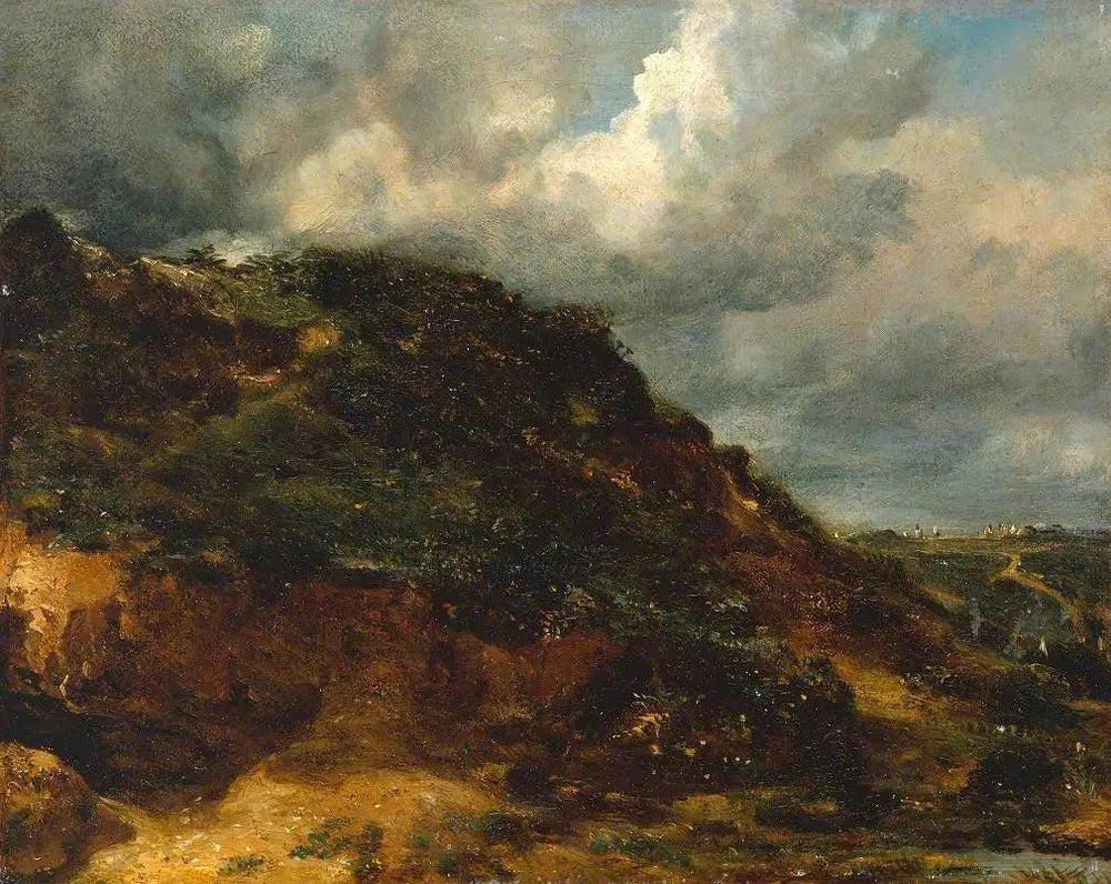 Une banque sur Hampstead Heath - John Constable image 1 copie de tableau peinte à la main