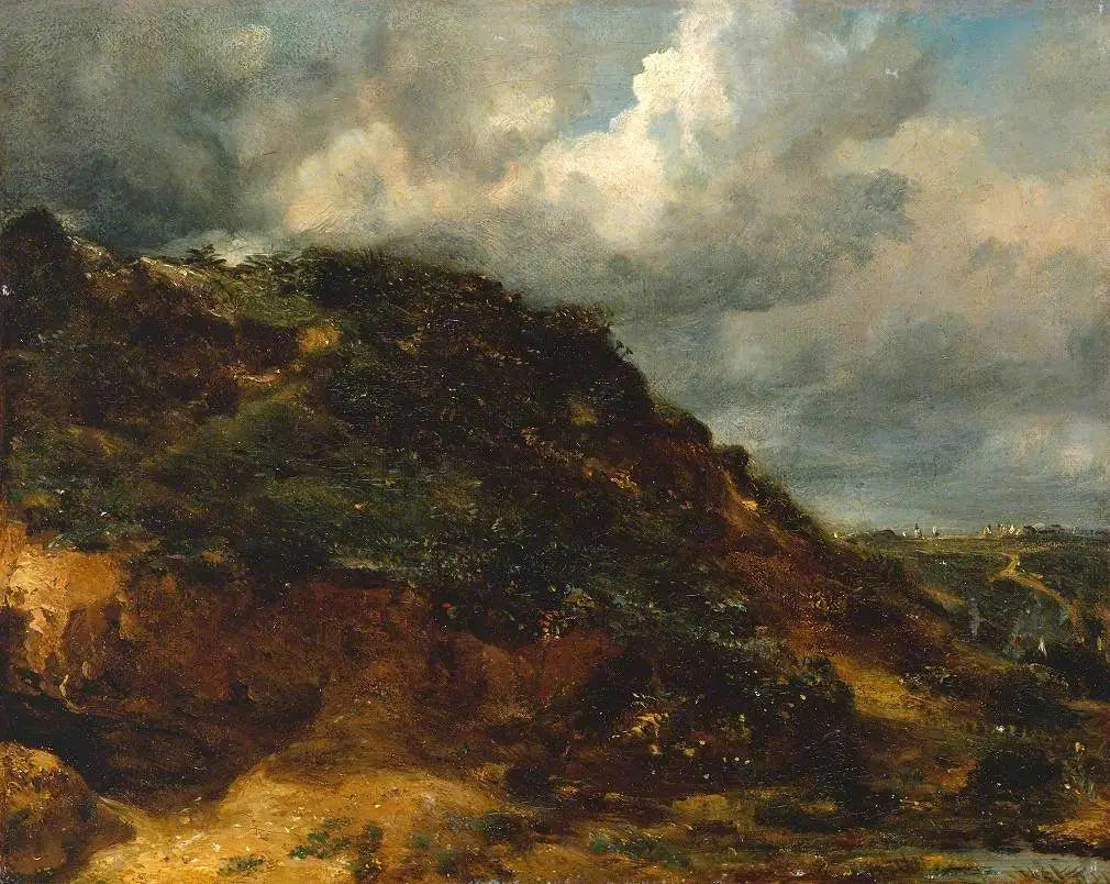Une banque sur Hampstead Heath - John Constable image 1 copie de tableau peinte à la main