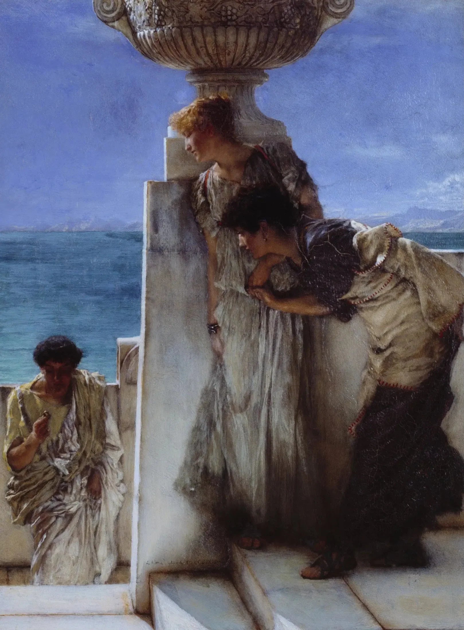 Une conclusion prévisible - Lawrence Alma-Tadema image 1 tableau peint à l’huile sur toile