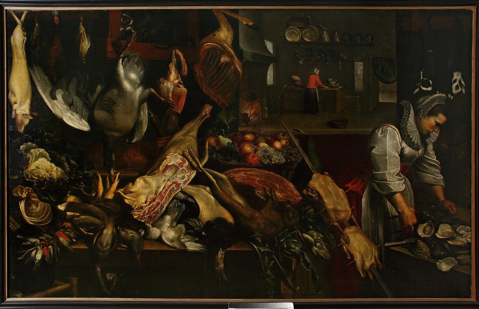 Une cuisine. - Frans Snyders image 1 reproduction réalisée par Alpha Reproduction