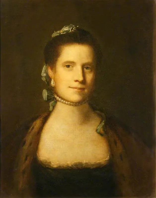 Une dame inconnue - Joshua Reynolds image 1 reproduction artisanale de tableau