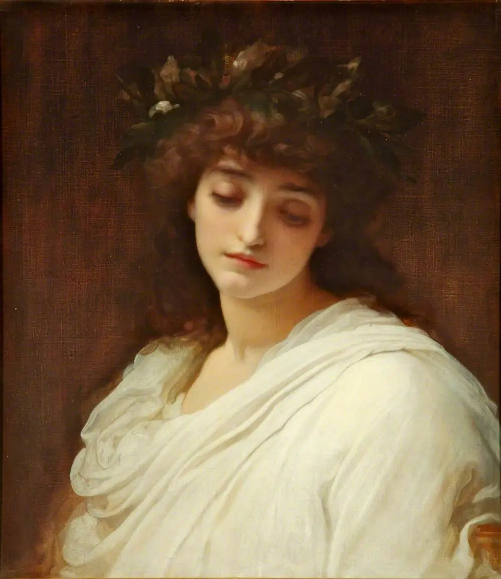 Une élégie - Frederic Leighton image 1 copie peinte à la main à l’huile