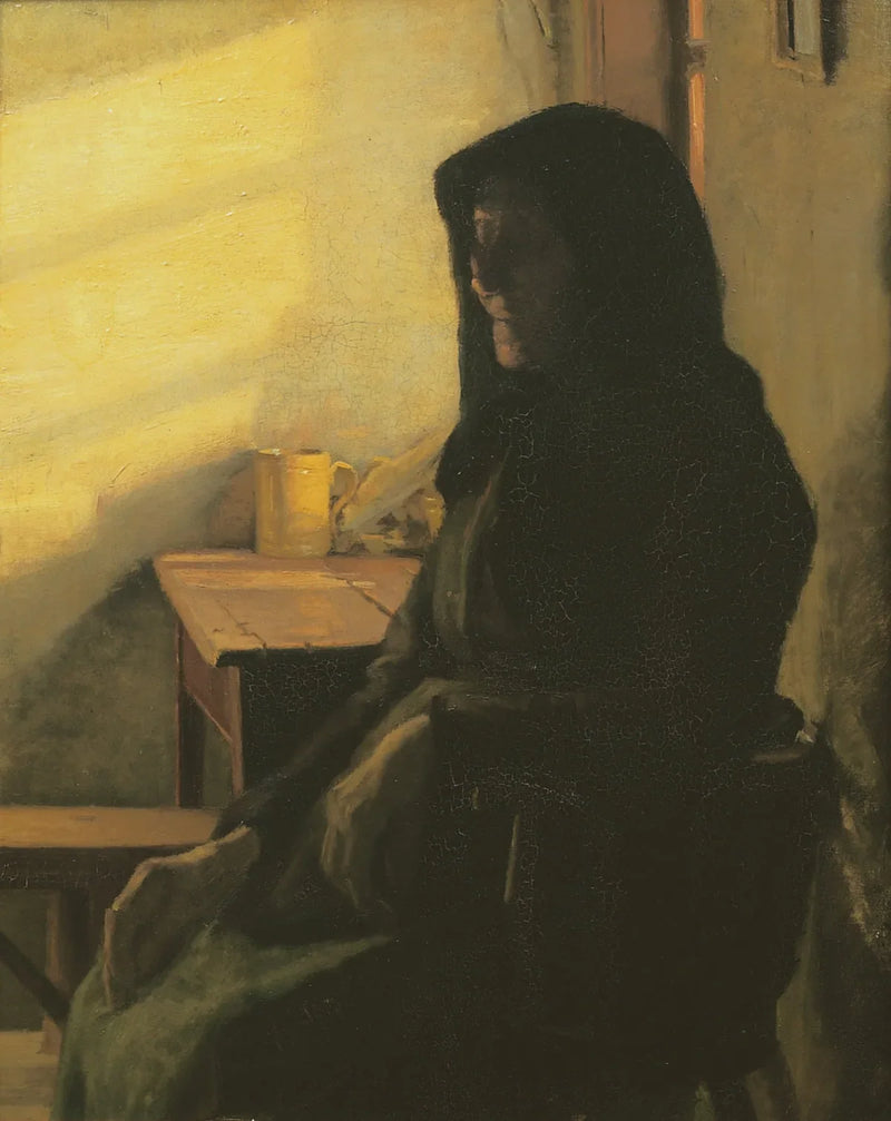 Une femme aveugle dans sa chambre - Anna Ancher