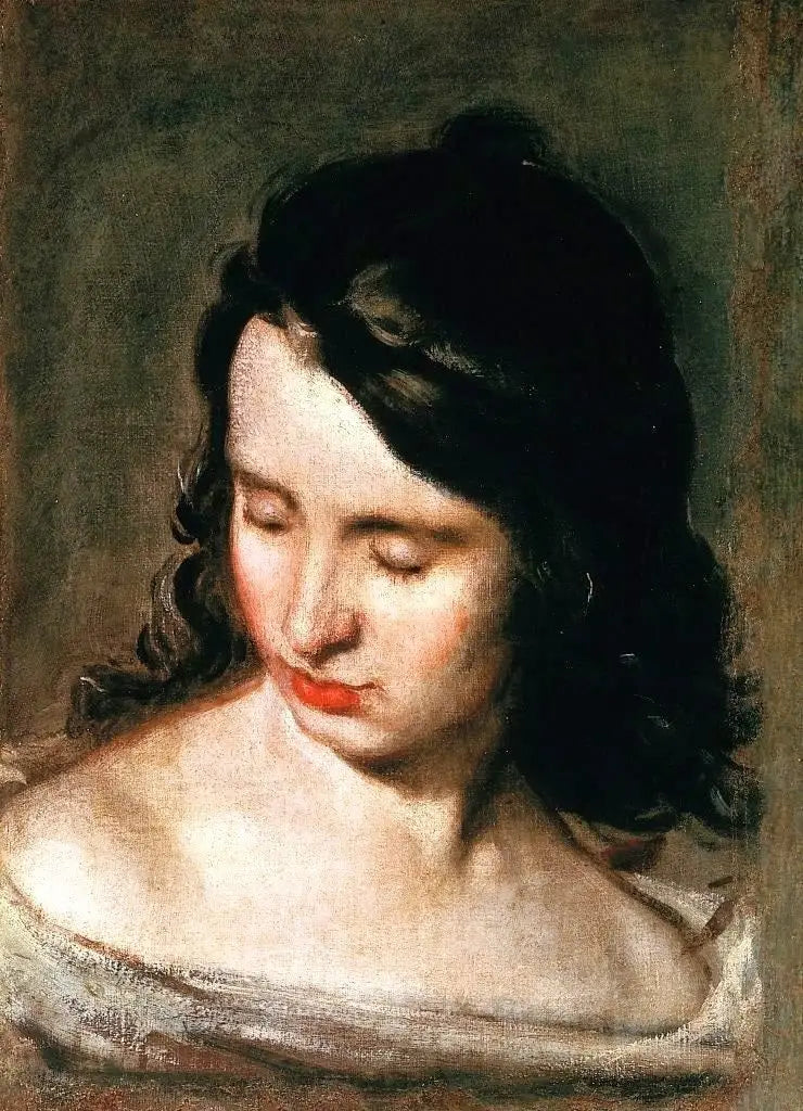 Une femme aveugle. - Diego Velázquez image 1 copie de tableau peinte à la main