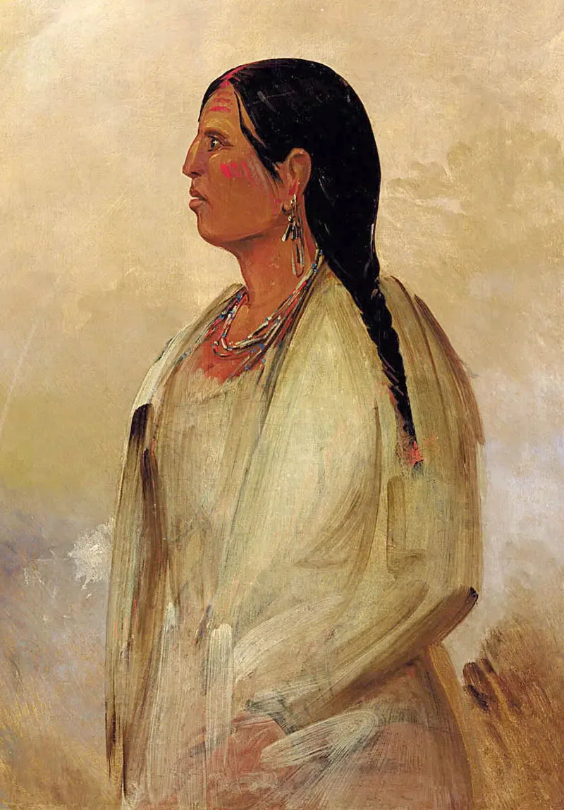 Une femme Choctaw - George Catlin