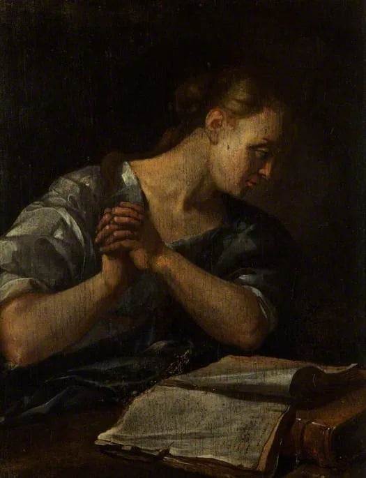 Une femme en méditation - Gabriel Metsu