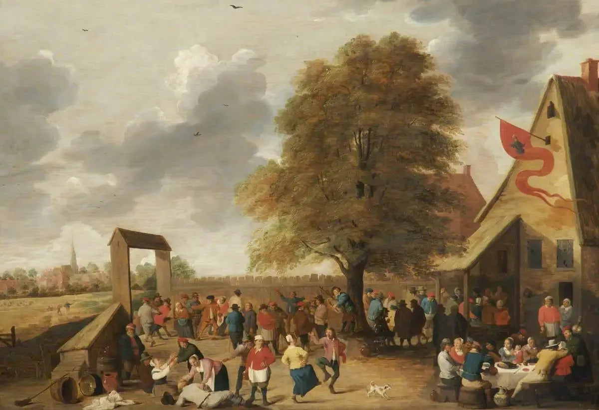 Une fête de village - David Teniers le Jeune image 1 tableau peint à l’huile sur toile
