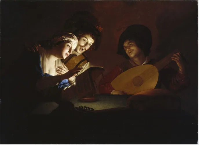 Une fête musicale - Gerrit van Honthorst