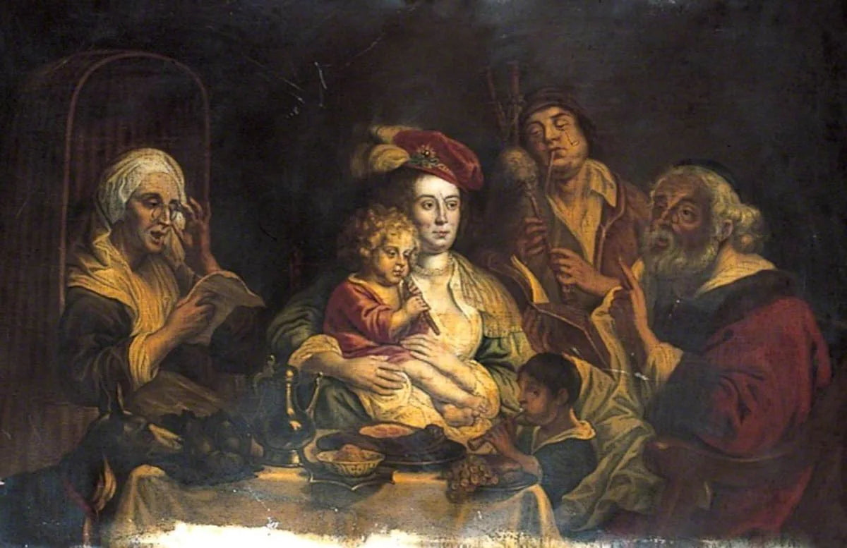 Une fête musicale - Jacob Jordaens image 1 reproduction de peinture à l’huile