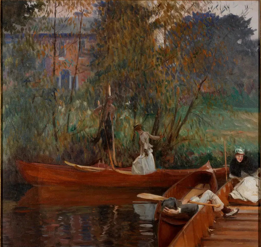 Une fête nautique - John Singer Sargent image 1 tableau peint à l’huile sur toile