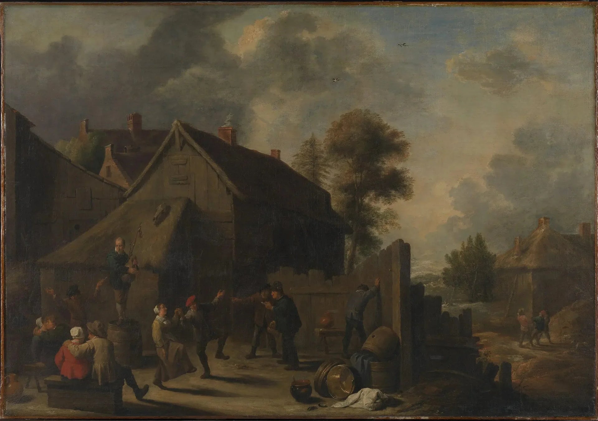 Une fête rustique - David Teniers le Jeune image 1 tableau peint à l’huile sur toile