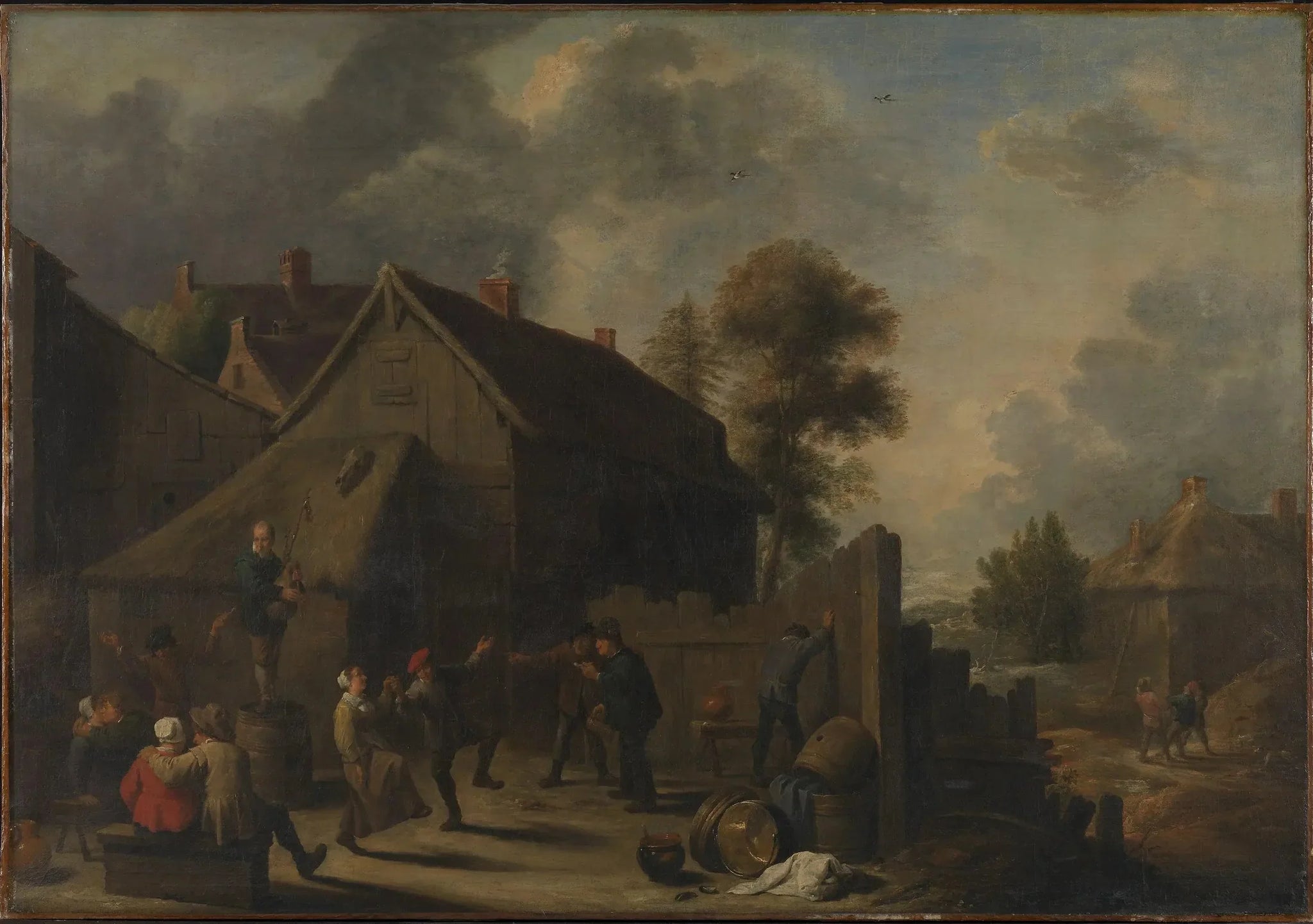 Une fête rustique - David Teniers le Jeune image 1 tableau peint à l’huile sur toile