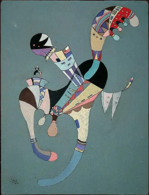 Une figure flottante - Vassily Kandinsky image 1 reproduction de peinture à l’huile