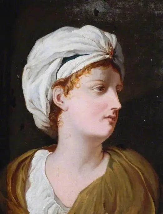 Une fille au turban - Pierre Subleyras image 1 reproduction d’œuvre d’art à l’huile