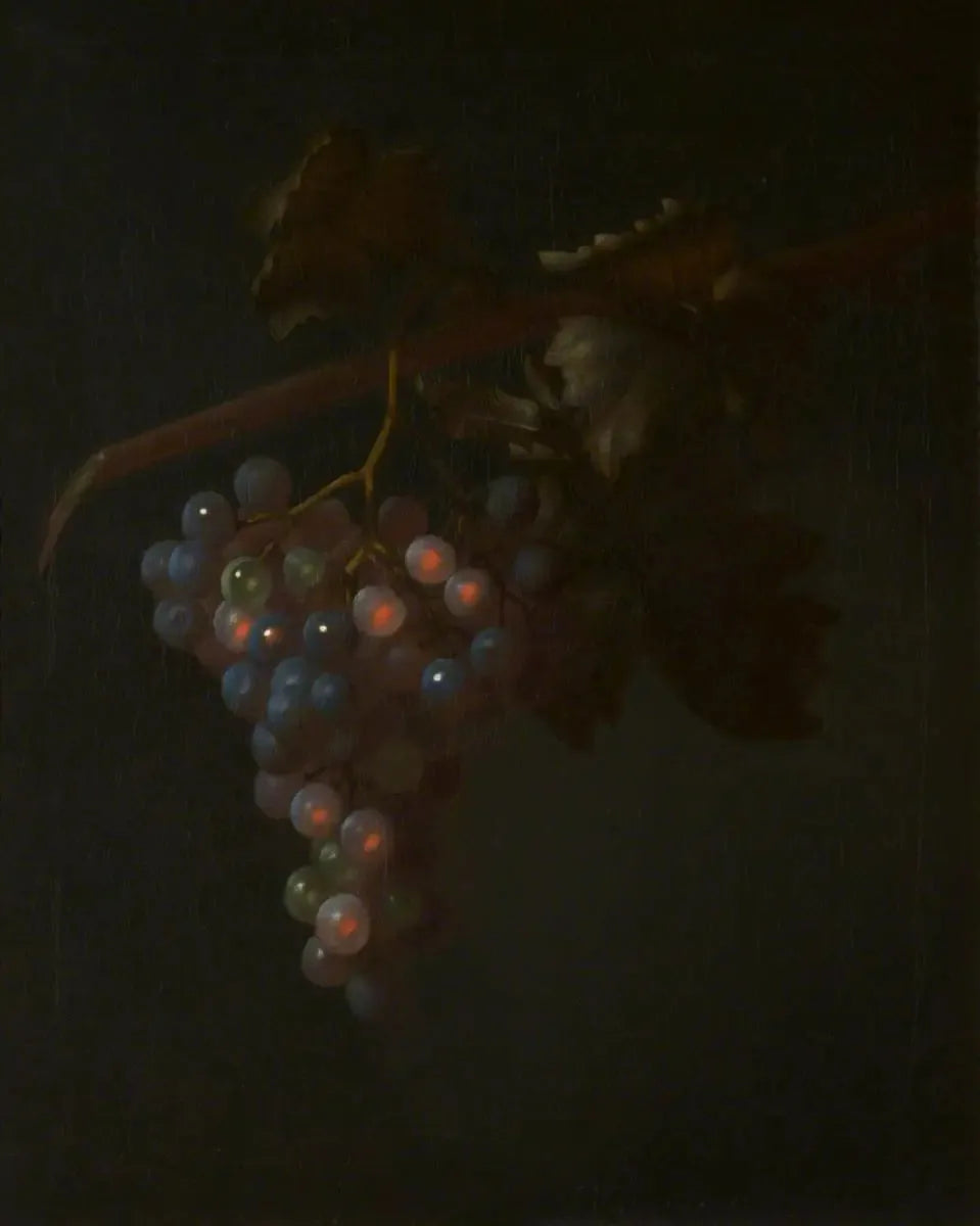 Une grappe de raisin - Tobias Stranover image 1 copie de tableau peinte à la main
