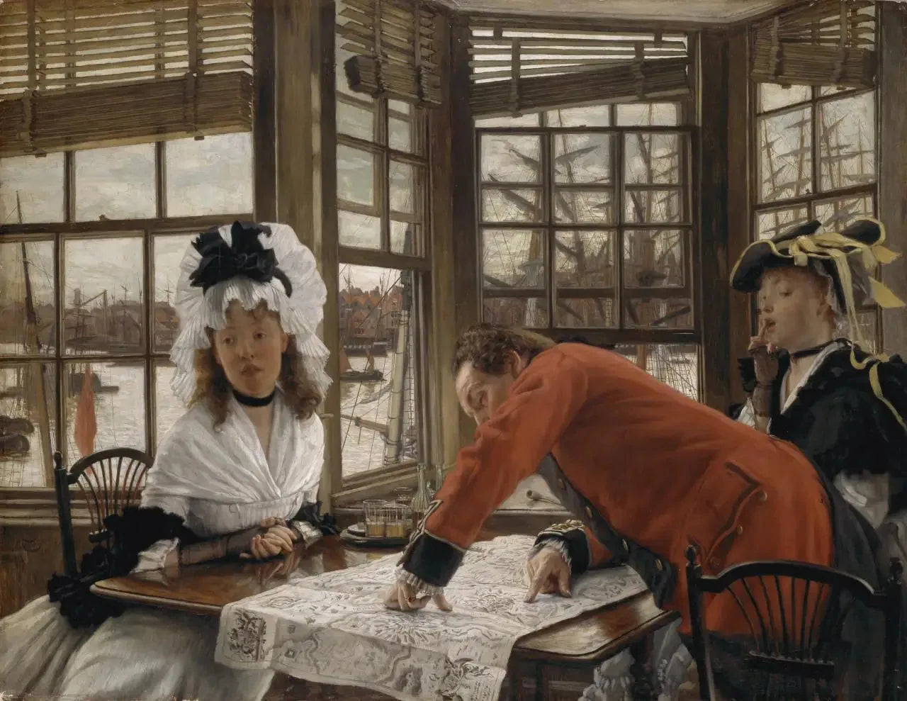 Une histoire intéressante - James Tissot image 1 reproduction d’œuvre d’art à l’huile