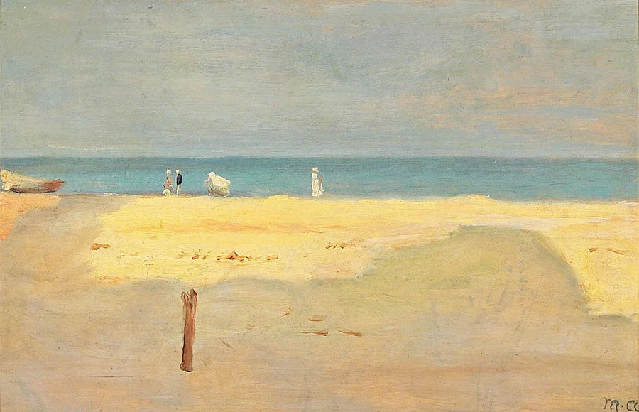 Une journée d'été à la plage de Skagen. - Michael Peter Ancher