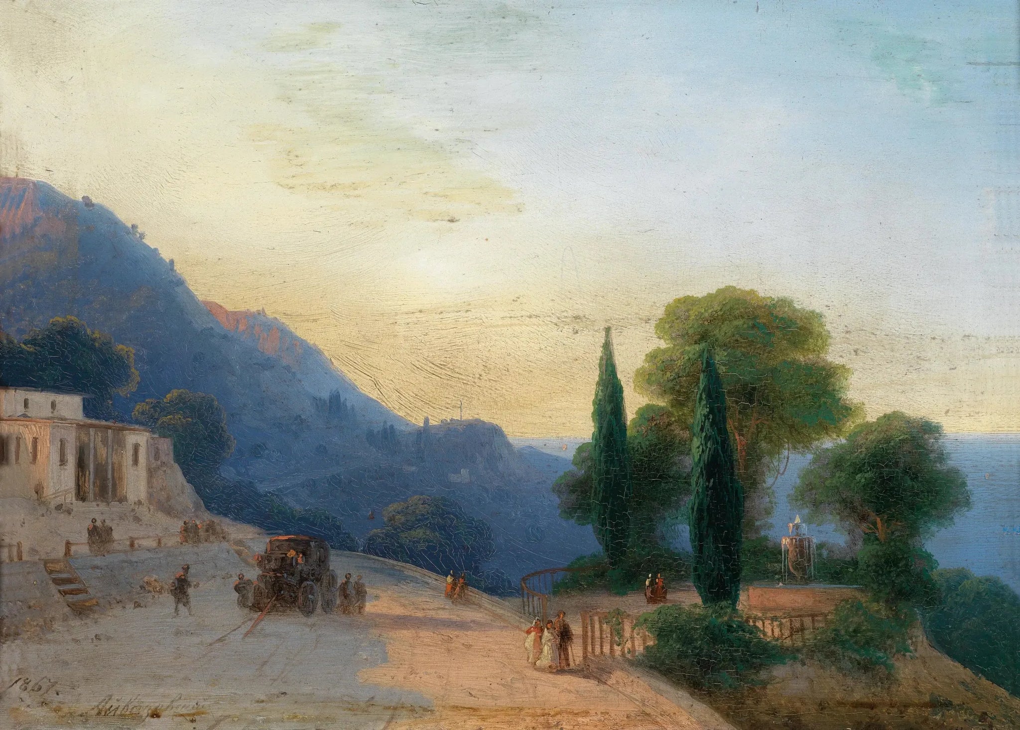 Une journée d'été en Crimée - Ivan Aïvazovski image 1 reproduction artisanale de tableau