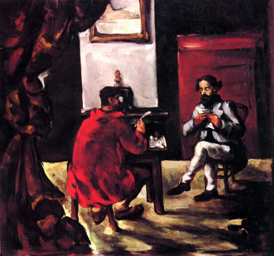 Une lecture de Paul Alexis chez Zola - Paul Cézanne
