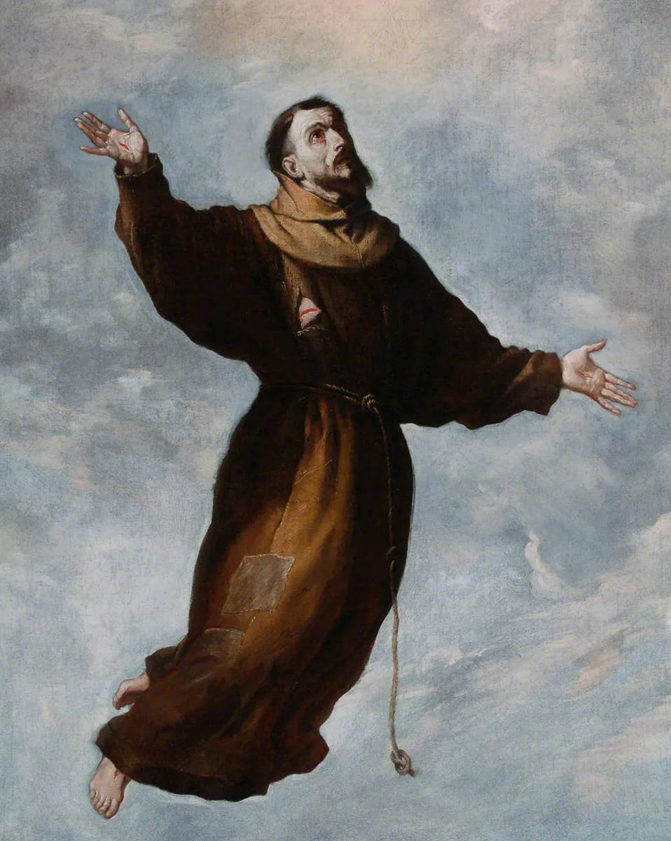 Une lévitation de saint François - Jusepe de Ribera image 1 reproduction de peinture à l’huile