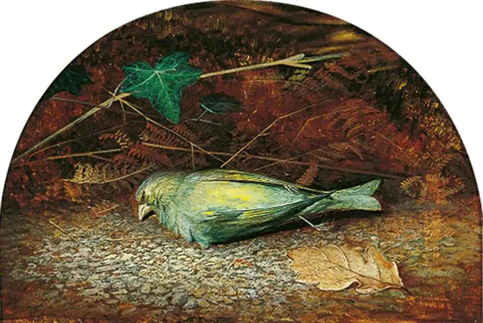 Une linotte morte - John Atkinson Grimshaw image 1 reproduction réalisée par Alpha Reproduction